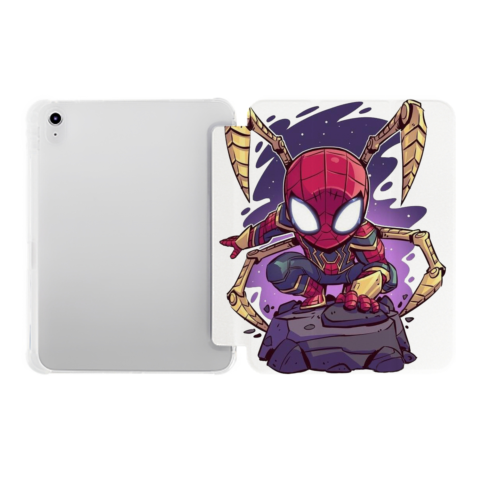 （画像用） アベンジャーズ The Avengers IPad ケース ペン収納付き 三つ折りスタンド PUレザー×シリコン 対応機種9.5/10.5/10.9インチ